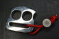 Crimson Tactical High Polish Double Paper Weight w/ Homage Ti JRW Curator