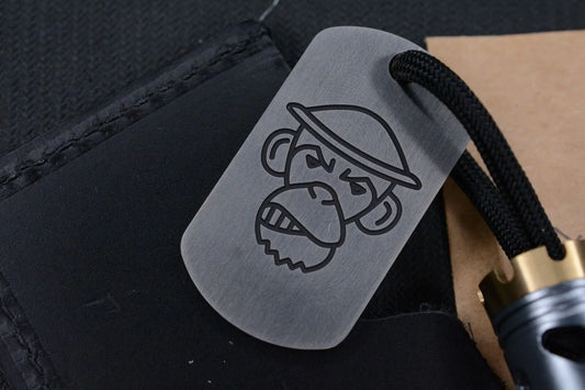 RARE “Angry Monkey” Custom Tag & Pry Bar w/ Piston Pete Bead