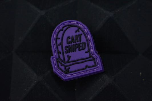 New Notorious EDC “Cart Sniped” Purple/Black RE Patch 1x1” SOLD OUT
