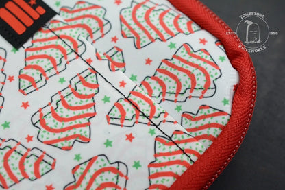 NEW Garage Built Mighty Pouch XL Ltd Ed Christmas Tree Cakes Print Holiday 2024