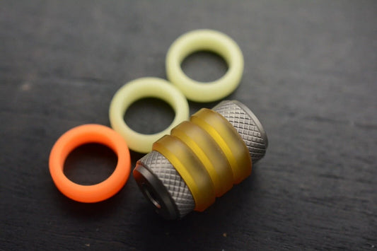 Prometheus Design Werx Ti-GBT Tool & Bead w/Switchable Ornate Ultem Glow Grips