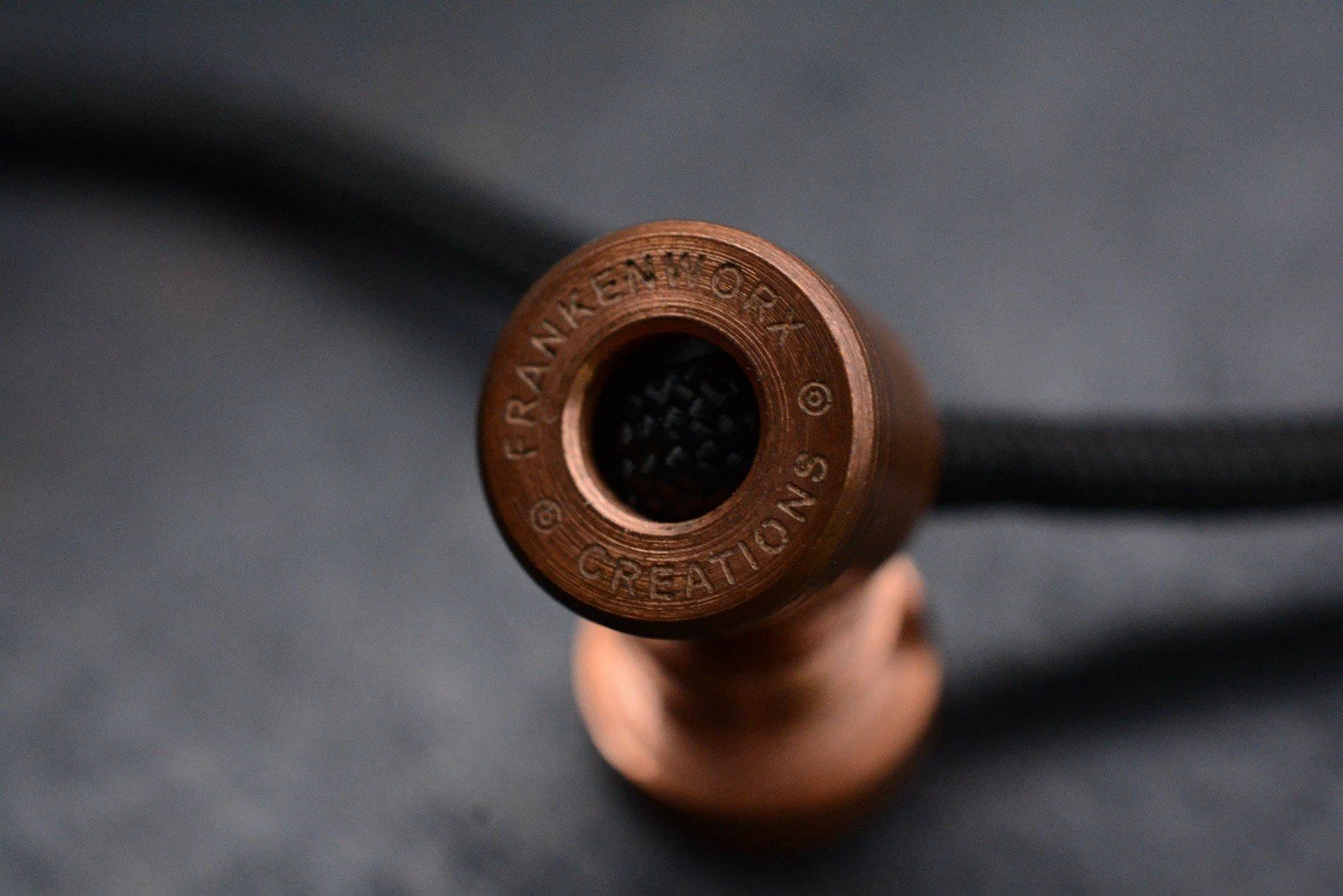 RARE Frankenworx Spool Tumbled Copper 2 Piece Bead SOLD OUT Re Playge JRW