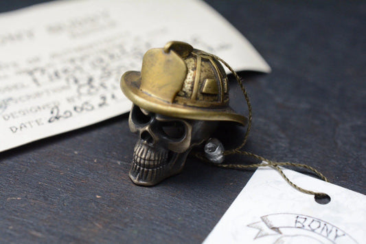 NEW Bony Buddy Fire Fighter 2 Full Bronze Skull Custom Re Playge JRW Prometheus