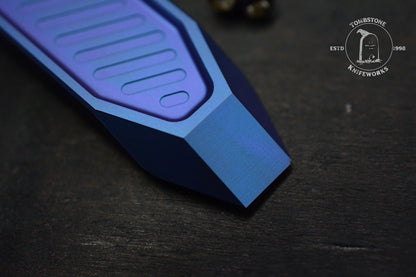 NEW Peace Neighbor Archon Blurple Ti Pry w/ Wkrmn Skull Bead Re Playge NGMCo