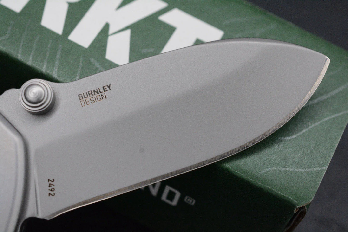 BRNLY "Beskar" Special Edition CRKT Squid Assist Deep Laser Engrave w/ PDW Patch