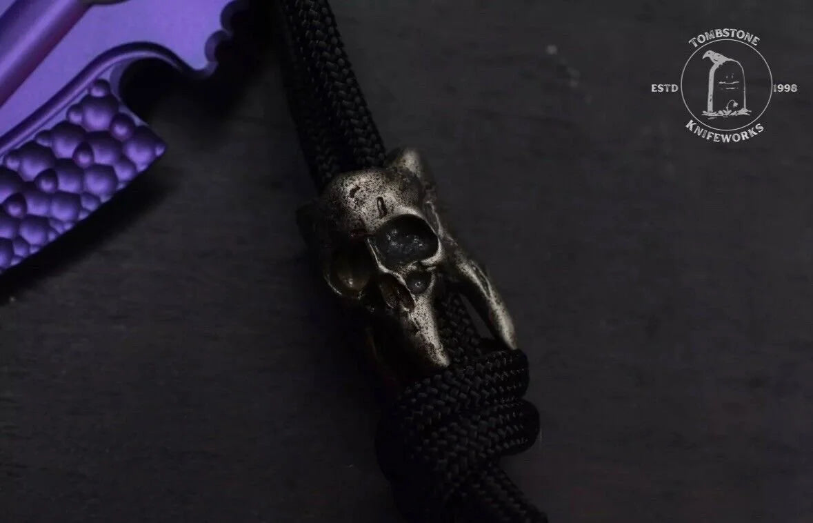 RARE Koch Tool Company Purple TITANIUM Artifakt w/ Custom Molar Bead USA MADE