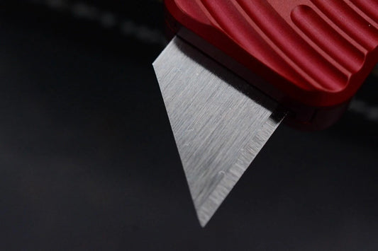 NEW RIVERY MFG x Cad Lab Zero Knife Red Finish OG w/ Rare Poison Bead