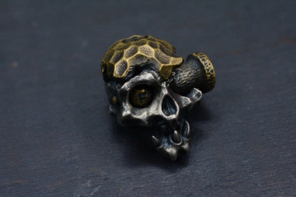 NEW Custom Knife Factory Bi-Metal Merzost Friendly “F*** Off” Bead