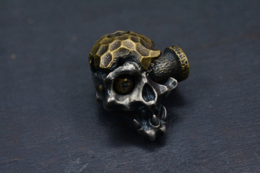 NEW Custom Knife Factory Bi-Metal Merzost Friendly “F*** Off” Bead