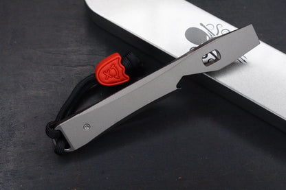 NEW PROMETHEUS DESIGN WERX SPD KRAKEN TI PRY BAR W/ RED WKRMN GHOST
