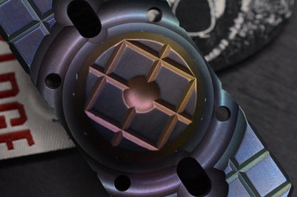 NEW Monkey Edge x Steve Ryan Orbital Frag Bottle Opener Oil Slick Ano w/ME Patch