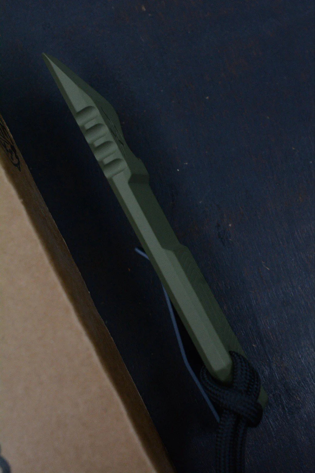 NEW OEGEDC x BladeHQ Good Luck Pry OD Green Cerakote Ti w/ Wkrmn Ghost Bead