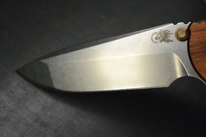 Rare/ New Hinderer Koa Wood Copper Hdwe Green / Gold Tow/ Copper JRW Curator