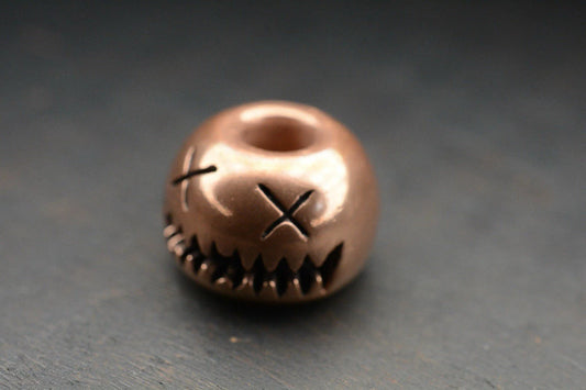 NEW Audacious Concepts Smiley 2.0 Copper Jack O Lantern Bead