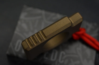 NEW OEGEDC Keystone V2 Bottle Opener BURNT BRONZE w/ Custom Poison Bead