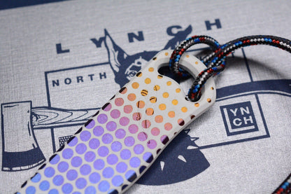 NEW Lynch Northwest Chonk White Fade Dot Matrix Pry w/ Cap America Bead & COA