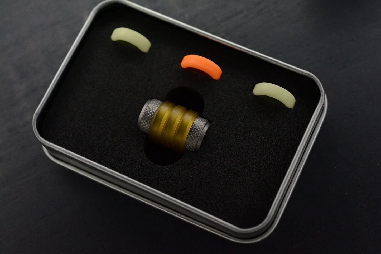 Prometheus Design Werx Ti-GBT Tool & Bead w/Switchable Ornate Ultem Glow Grips