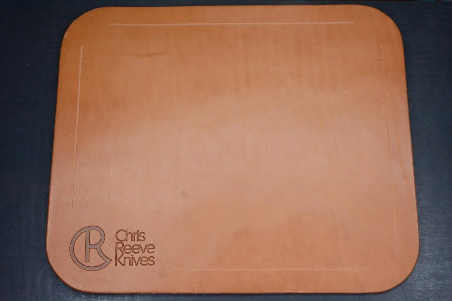NEW Chris Reeve Atlanta BS EXC CRK 100% Leather Embossed Work Mat 12” x 10.5”
