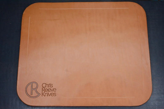 NEW Chris Reeve Atlanta BS EXC CRK 100% Leather Embossed Work Mat 12” x 10.5”