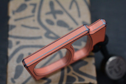 NEW OEGEDC Keystone Lite Ti Peach Cerakote  Bottle Opener BS EXCw/F**k Face Bead