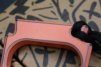 NEW OEGEDC Wide Mouth Keystone Ti Peach BS EXC Bottle Opener w/F**k Face Bead