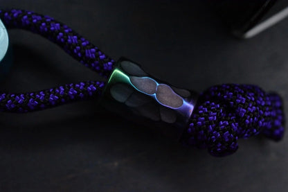 NEW RIVERY MFG x Cad Lab Zero Knife Teal Finish OG w/ Custom Bead