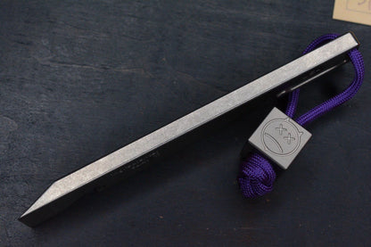 Vintage Nice Guy Machine Co Mr Nice Bar Ti Pry w/ Homage Frankart Bead NGMCo