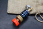 NEW Salt & Peppa Brass & Ti Bead Keyper Bead Holder w/Custom Droid  & Brass Bead
