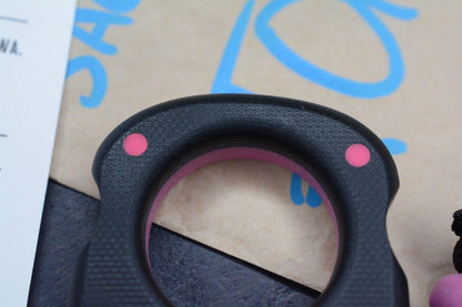 NEW PNW Toast Fresh & Fruity Pink/Purple/Black G-10 w/ Hyperglow Pins & Bead 2/9