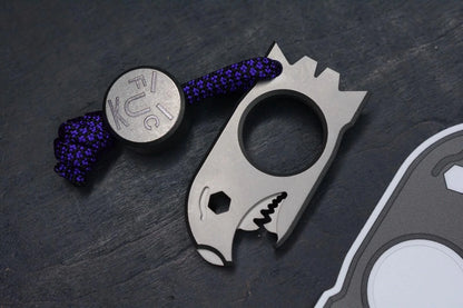 NEW Notorious EDC “Baby Bomb” SW GD5 Ti w/ TKW F**k Face Bead Re Microtech