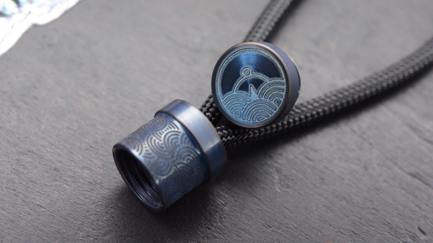 RARE Colins Trace x Urban EDC Seigahai Chaos Nickel Silver 2 Piece Bead Sold Out