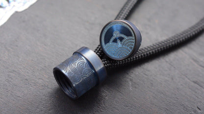 RARE Colins Trace x Urban EDC Seigahai Chaos Nickel Silver 2 Piece Bead Sold Out