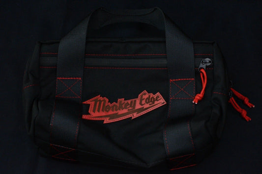 NEW Monkey Edge x Chattanooga Leather Mechanics Tool Bag - Black/Red ME EXC