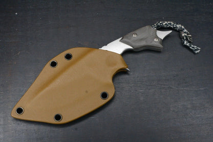 RARE Custom SAR Hornet 3” Fixie Tip of Spear Lethality w/Skull Bead Re Microtech