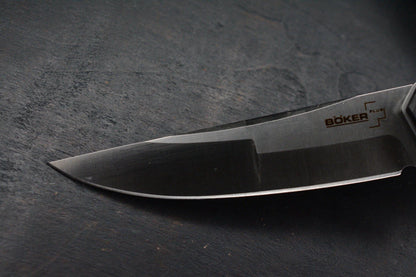 NEW Boker x Burnley Kwaiken Air Titan Hairline Finish Carbon Fiber Scale SN 252