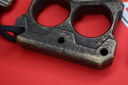 NEW Mat B0t EDC ByCyclops Patina Brass BO w/Patch & OEGEDC Bead Re JRW Playge