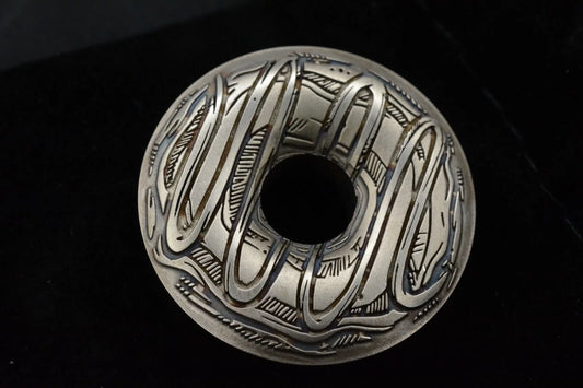 New GrimNutz “Lifesaver” Drizzle Engraved Brass Pocket Art