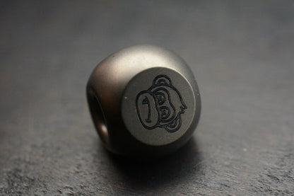 NEW Audacious Concepts “Three Wise Monkeys” Ti Bead Blast Bead