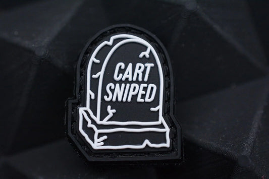 New Notorious EDC “Cart Sniped” Black/White RE Patch 1x1” SOLD OUT