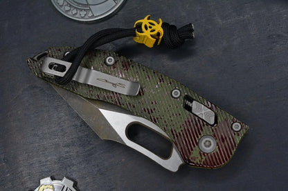 RARE Microtech Stitch-Ram-Lok Outbreak Sig Series Part-Serr w/Fallout Poker Pack