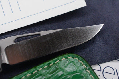 NEW Chris Reeve Mnandi Bog Oak Inlay Magnacut Blade w/ Robertson Gator Pouch