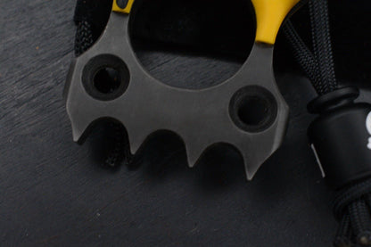 RARE TM Hunt Ring Pop Caution Tape Bottle Opener w/ Rare Poison Bead USA MADE