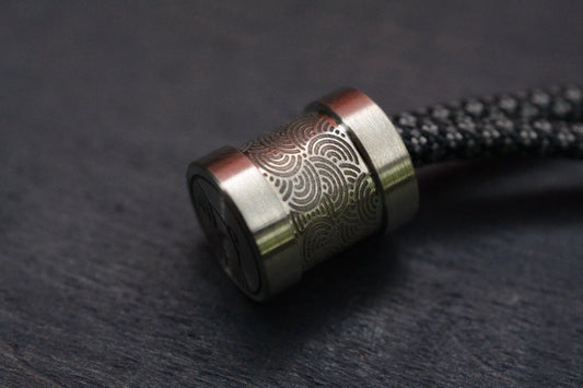 RARE Colins Trace x Urban EDC Seigahai Chaos Nickel Silver 2 Piece Bead Sold Out