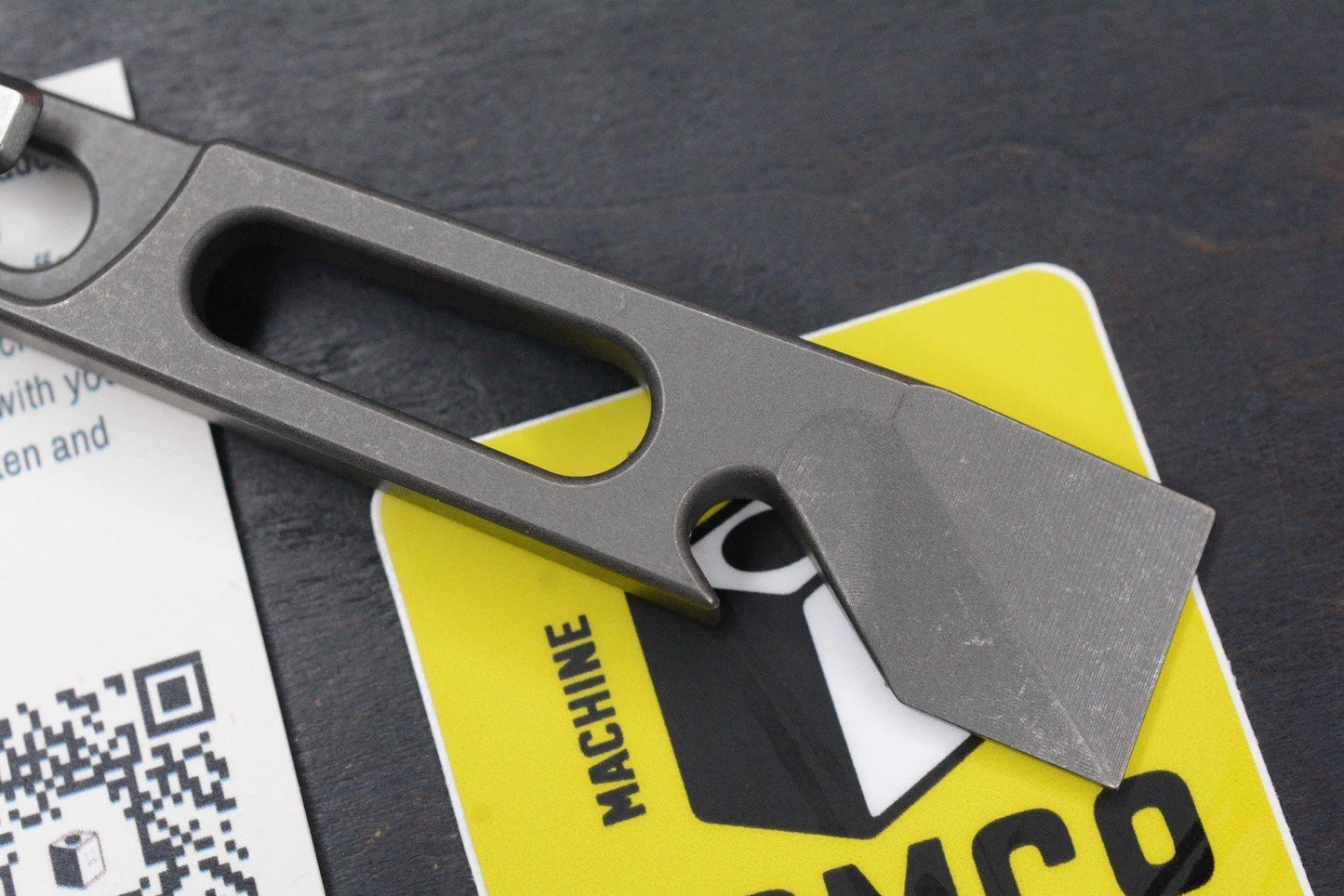 NEW Nice Guy Machine Co Side Piece Ti Pry w/ TKW Frankart Bead NGMCo