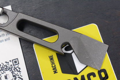 NEW Nice Guy Machine Co Side Piece Ti Pry w/ TKW Frankart Bead NGMCo