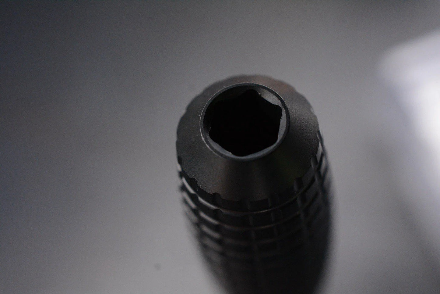NEW ANSO Knife Tool Bit Driver - PVD Black Ti / Frag w/ Monkey Edge Patch