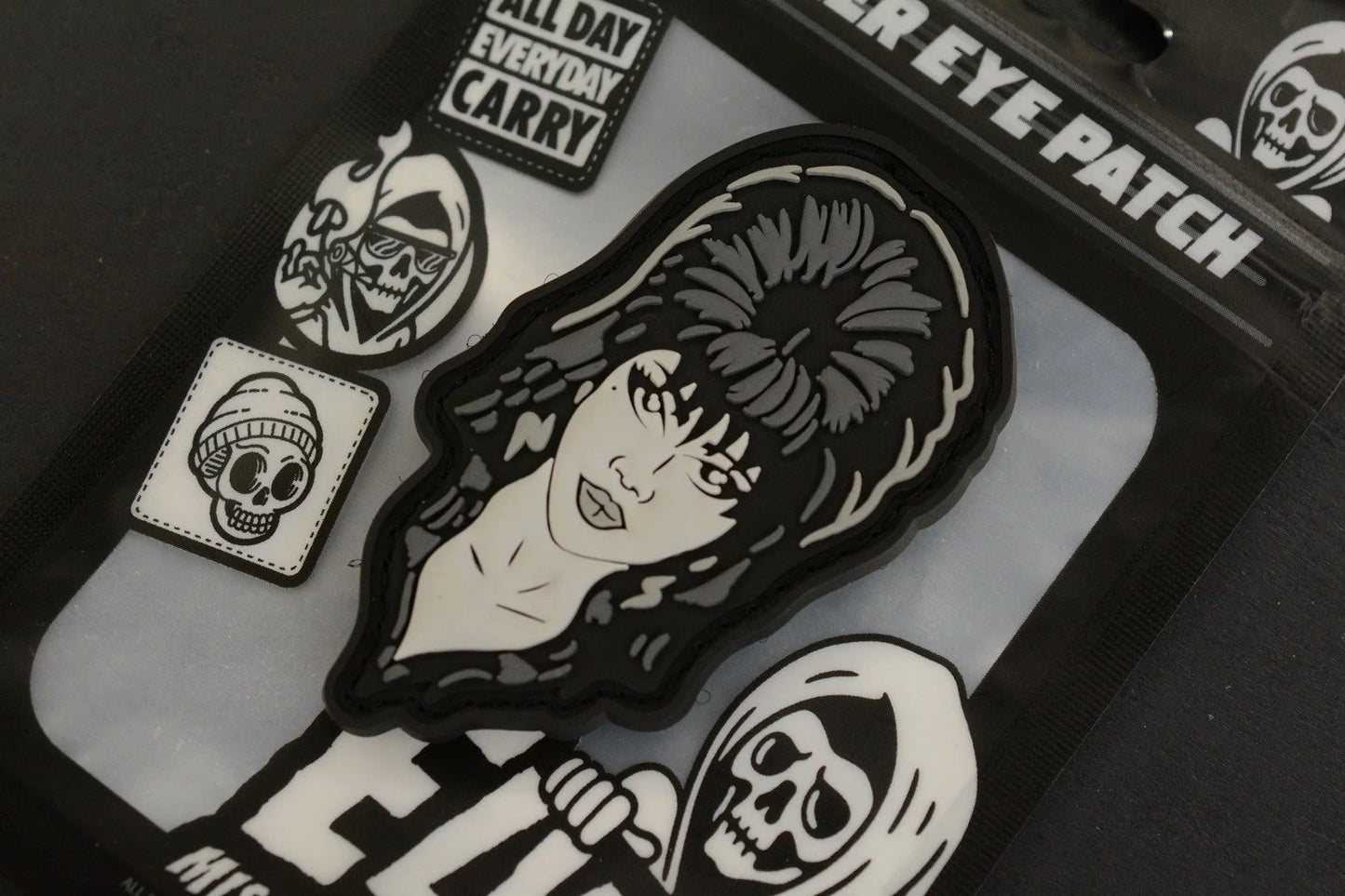 NEW Data Crew “Elvira Bust RE” Elvira Homage Patch