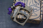 NEW OEGEDC Keystone Lite Brass Forced Patina Bottle Opener w/ Brass Barbell Bead