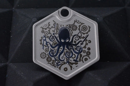 Prometheus Design Werx “Kraken” SPD 6AL-4V Titanium-Hex Tag w/ Collector Tin