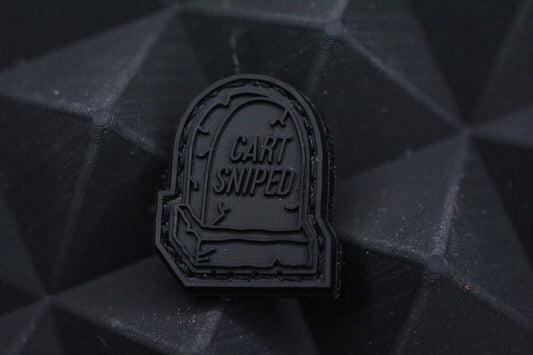 New Notorious EDC “Cart Sniped” Black/Black RE Patch 1x1” SOLD OUT